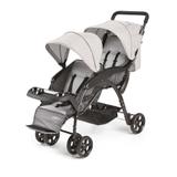 Carrinho De Passeio Para Gêmeos Duo Cinza Multikids Baby - Multilaser