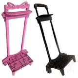 Carrinho Escolar Com Rodinha Para Mochila Infantil De 40cm - Rosa - Ajas1980
