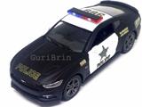 Carrinho Ford Mustang Gt Polícia Americana - Fricção - Ferro - Kinsmart