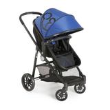 Carrinho galzerano gero preto azul pta + bb confo