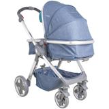 Carrinho Kiddo com Bebe Conforto e Base Moon Melange Turquesa