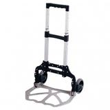 Carrinho mao dobravel aluminio alca transporte carga compras 60-70kg - Faça resolva