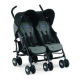 Carrinho para Gêmeos Echo Twin Coal Chicco
