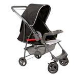 Carrinho Sorano 0 a 15kg Preto/cinza - Galzerano