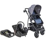 Carrinho Travel System Explore Azul + Base - Kiddo