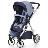 Carrinho Travel System Maly Azul Jeans Dzieco