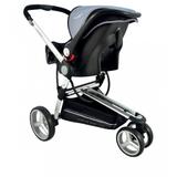 Carrinho travel system tricíclo com bebe conforto com base compass ii preto kiddo