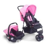 Carrinho Travel System Urban - Rosa - Baby Style