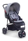 Carrinho Urban Rodas Grandes Baby Style Cinza