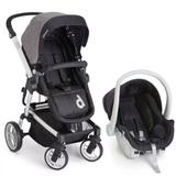 Carrinho Zolly Dzieco + Bebê Conforto Cocoon Preto - Galzerano