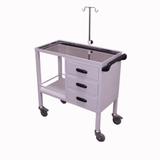Carro de Emergência Simples Com Tampo Inox - Metalic