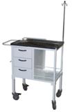 Carro de Emergência Simples Tampo Inox Bio 4101 - Bio MN