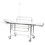Carro Padiola Inox com Grades e Suporte de Soro - GIAMED