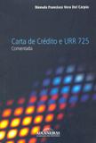 Carta de Crédito e URR 725 - Aduaneiras