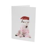 Cartão - feliz natal - jimmy - luzinhas - Teca