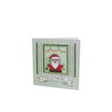 Cartão - janelas - feliz natal - Teca