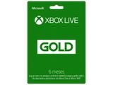 Cartão Microsoft Xbox Live Gold 6 meses - para Xbox One e Xbox 360