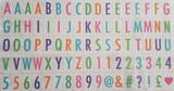 Cartela extra de letras para letreiro lightbox - Kit girl