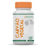 Carvão Vegetal Ativado 350mg 180 Cápsulas - Extrato flora