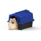 CASA CACHORRO CÃES CASINHA PARA PET PLÁSTICO Nº2 AZUL - Pet injet