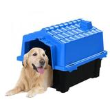 Casa de Cachorro Casinha Prime Colors Dog House Evo Grande N4 Cor Azul - Plástico - Pet injet