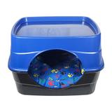 Casa de gato Toca para gatos caminha para cães Azul - Rb pet
