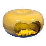 Casa Pet Toca para Gato Donuts Amarelo - Mecpet