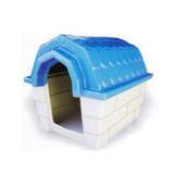 Casa plástica n1 azul dog lar