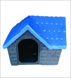 Casa Plástica Para Cães Bangalo Azul N1 Casinha Cachorro