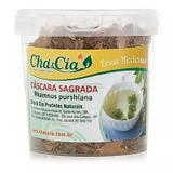 Cascara Sagrada- Rhamnus Purshiana- Pote 60 grs- Cha e Cia