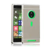 Case Capa Luxo Espelhada Bumper Nokia Lumia 830 N830 Prata - Planeta case