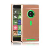Case Capa Luxo Espelhada Bumper Nokia Lumia 830 N830 Rosa - Planeta case