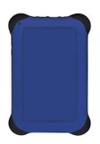 Case de borracha para tablet 7 polegadas Universal Azul - Multilaser