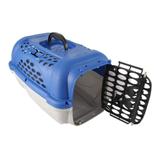 Casinha Caixa De Transporte Para Cães E Gatos Panther N 4 Azul - Plast pet
