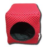 Casinha Caminha Iglu Pet Toca Gato Cachorro 3 em 1 Joaninha - Kipdog