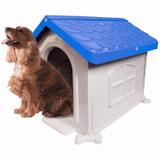 Casinha de Cachorro Medio Desmontável Nº 3 Pet Injet - Azul