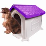 Casinha de Cachorro Medio Desmontável Nº 3 Pet Injet - Lilás