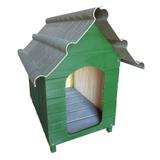 Casinha Para Cachorro - Telhado Ecológico - Grande - Verde - Indústria beethoven agropet