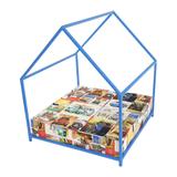 Casinha PET Cama Cachorro Caminha Gato Casa - kreative - Azul cyan