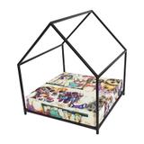 Casinha PET Cama Cachorro Caminha Gato Casa - kreative - preta