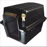 Casinha Plástica Black House Para Cães Cachorros Tam 1 - Furação pet