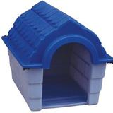 Casinha Plástica Desmontável Azul - Amfpet