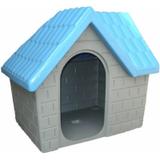 Casinha Plástica Desmontável Bangalô n 03 Azul - Rafa pet