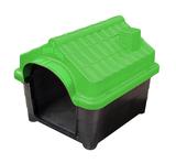 Casinha Plástica para Cachorro Home Class Número 1 Verde - Mecpet