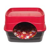 Casinha toca Para Cachorro Colchonete casa tunel para Gatos - Rb pet