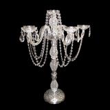 Castiçal Clássico em Cristal 5 Velas 78 cm x 59 cm - Prime home decor