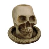 Castiçal Crânio caveira Pequeno com base. - Shop everest