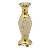 Castiçal de Cerâmica Divine Gold 35cm Espressione