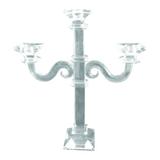 Castical de cristal com tres bracos - Btc decor