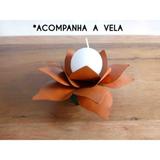 Castiçal de Festa de Casamento Decorativo para Vela Rustico Simples - Libertas rosas artesanato